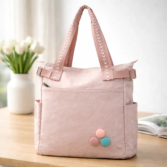 Versatile Vertical Tote Bags (Peach)