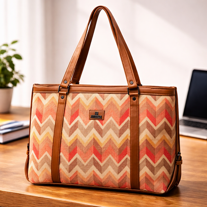 Sleek Laptop Canvas Tote Handbags (Lehri)